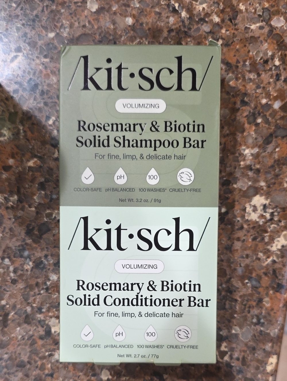 Kitsch Rosemary And Biotin Solid Bars - Sealed